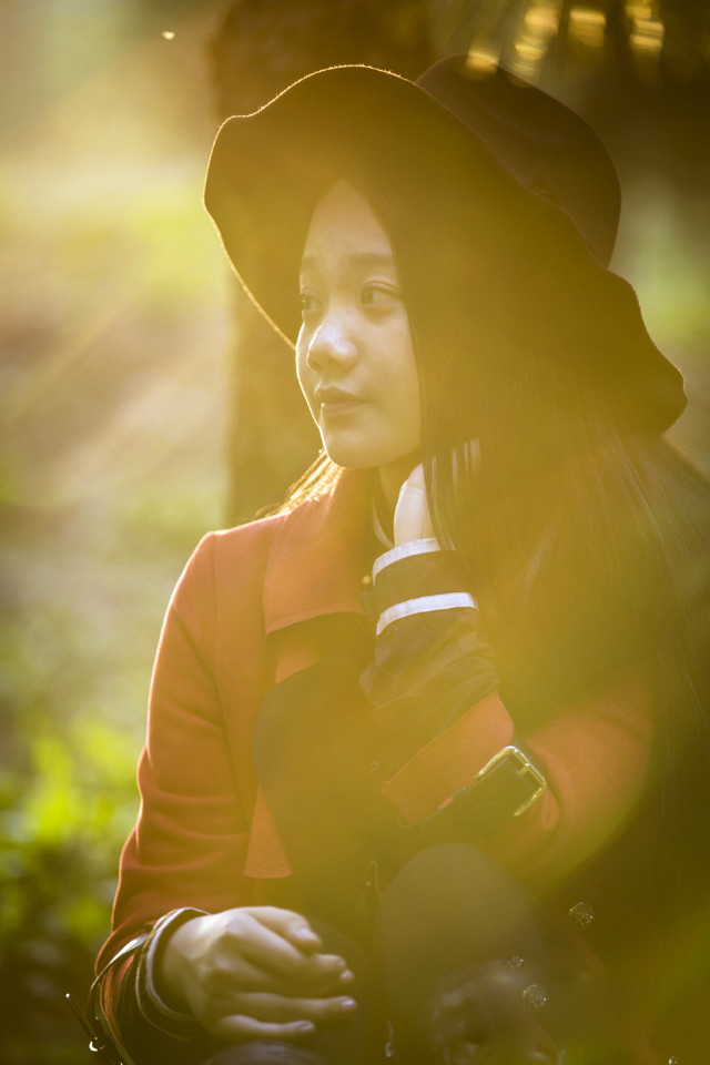 气质优雅美女丛林采风大胆唯美高清写真,清纯美女,